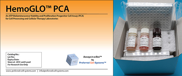 HemoGLO™ PCA the Bioluminescence Progenitor Cell Assay (PCA) that Replaces the CFU for Cell Processing Laboratories